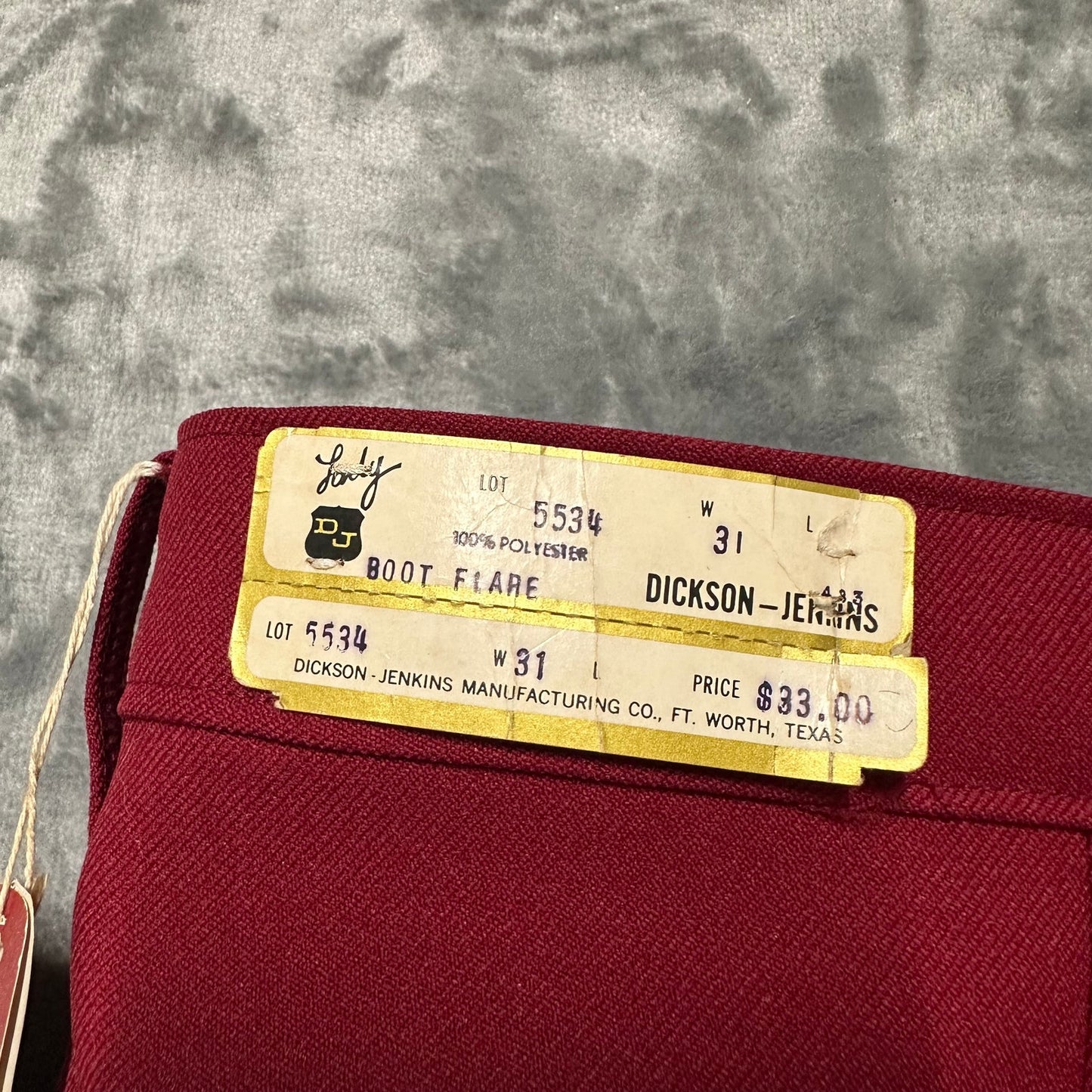 Dickson Jenkins Flared Jeans Women's Size 31 Red