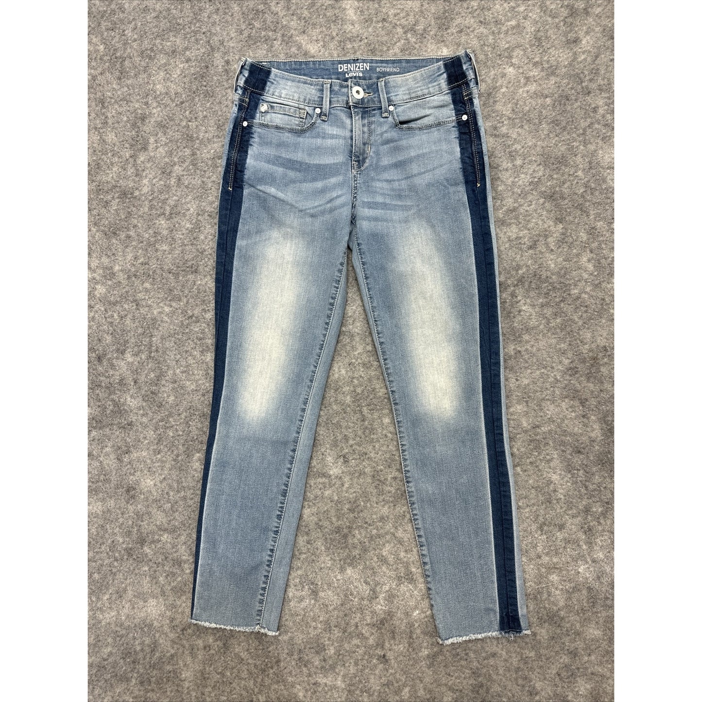 DENIZEN from Levi's Boyfriend Women's Jeans Size 1 Blue Light Wash Denim