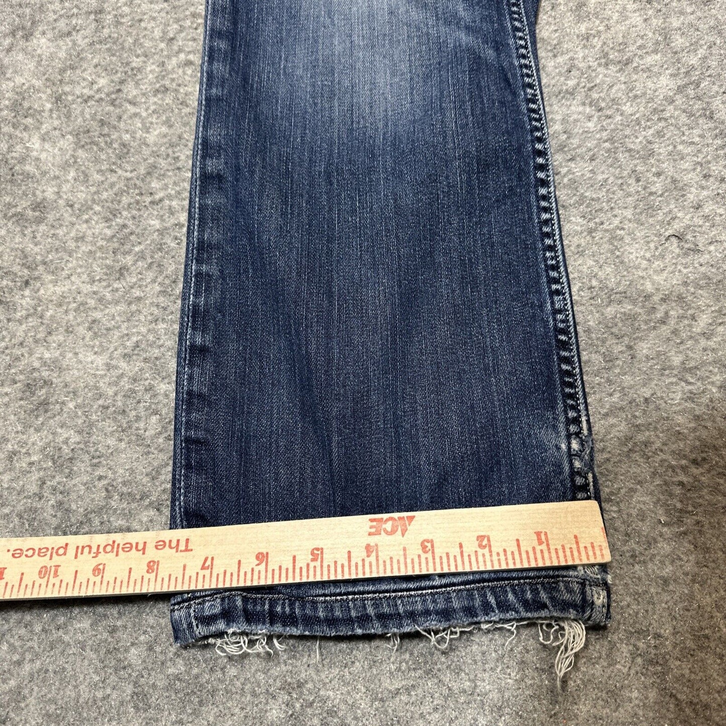 Levi's L531 Men's Distressed Straight Jeans Size 32x29 Blue Dark Denim