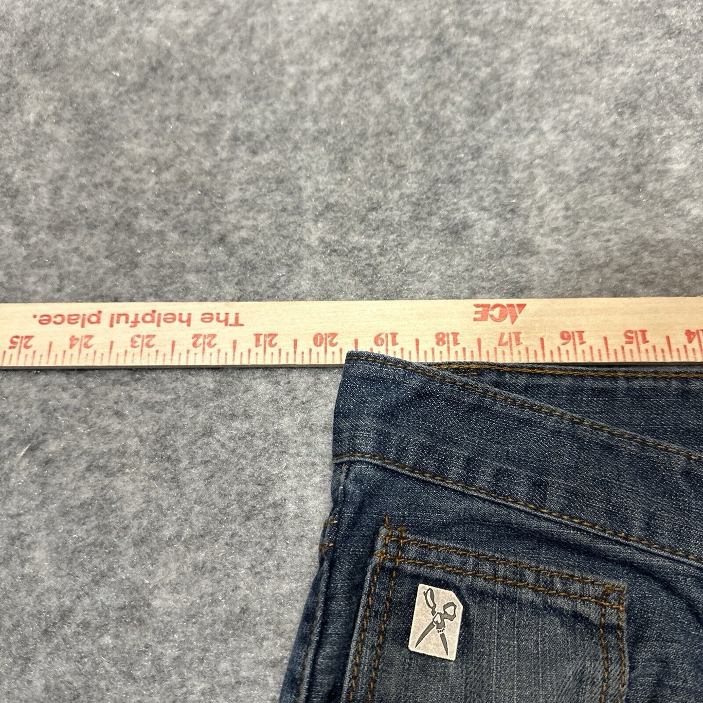 Marc Ecko Men's Straight Jeans Size 38x30 Blue Medium Wash Denim