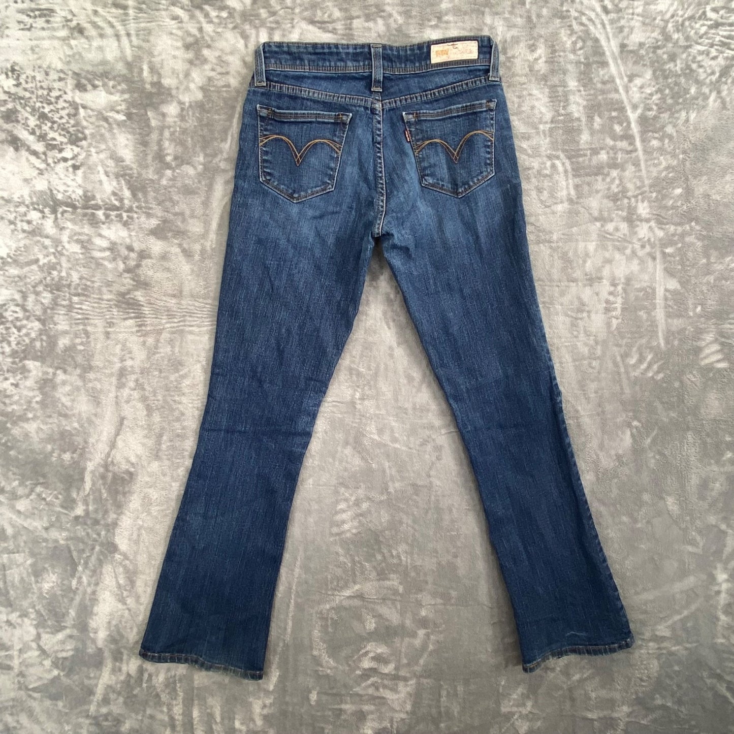 Levi's Demi Curve Bootcut Jeans Women's Size 6M Dark Blue Denim