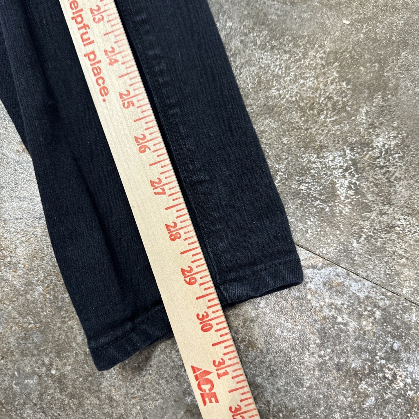 Express Jeans Women's Size 6R Mid Rise Jegging Black Slim Fit Denim