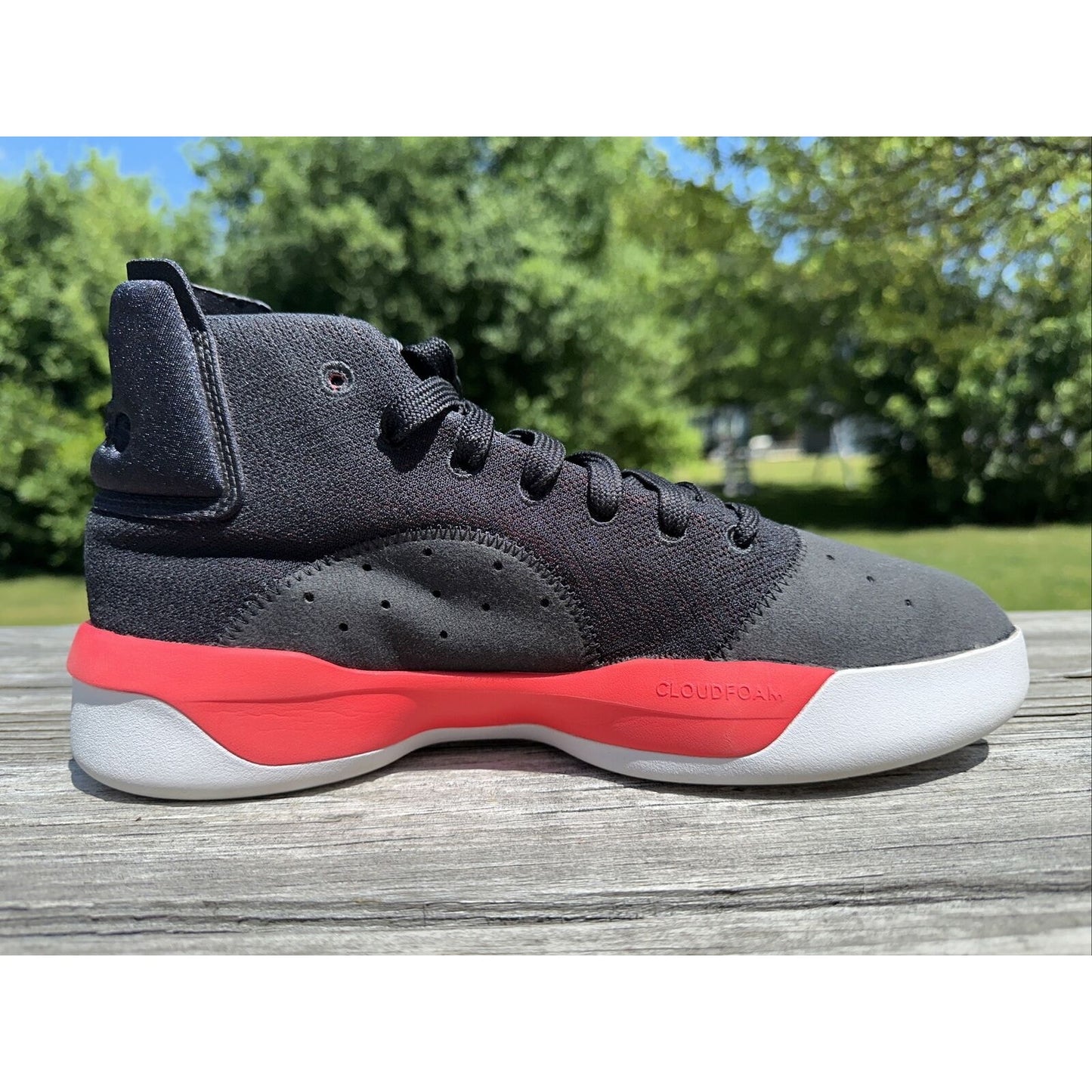 ADIDAS Men's Pro Adversary 2019 BB9192 Black Basketball Shoes Size 9.5
