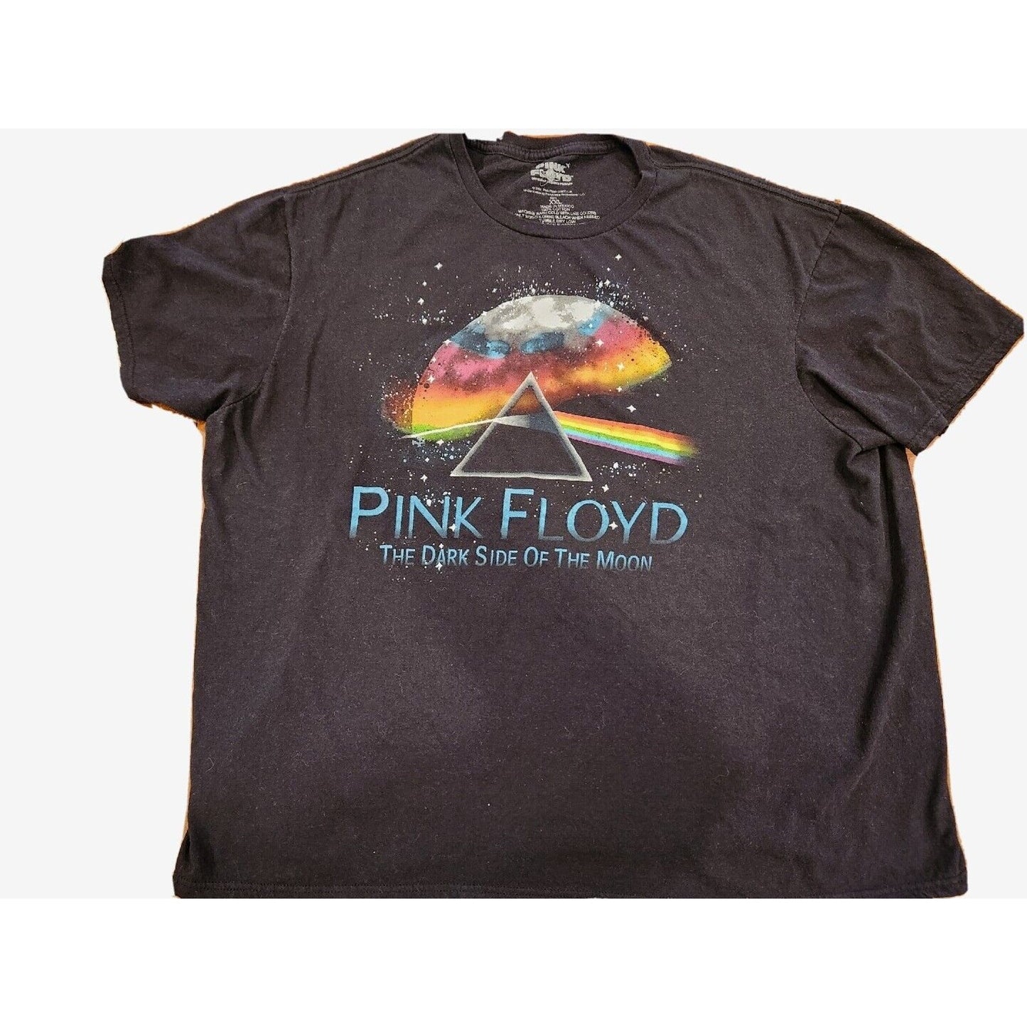 Pink Floyd Men's Licensed Dark Side Of The Moon Rainbow Prism T-Shirt XXL