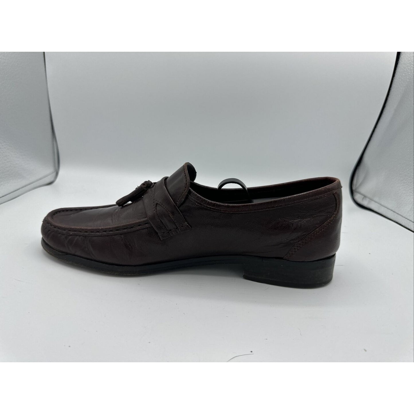 Stafford Men's Tassel Loafers size 7.5 D Brown leather