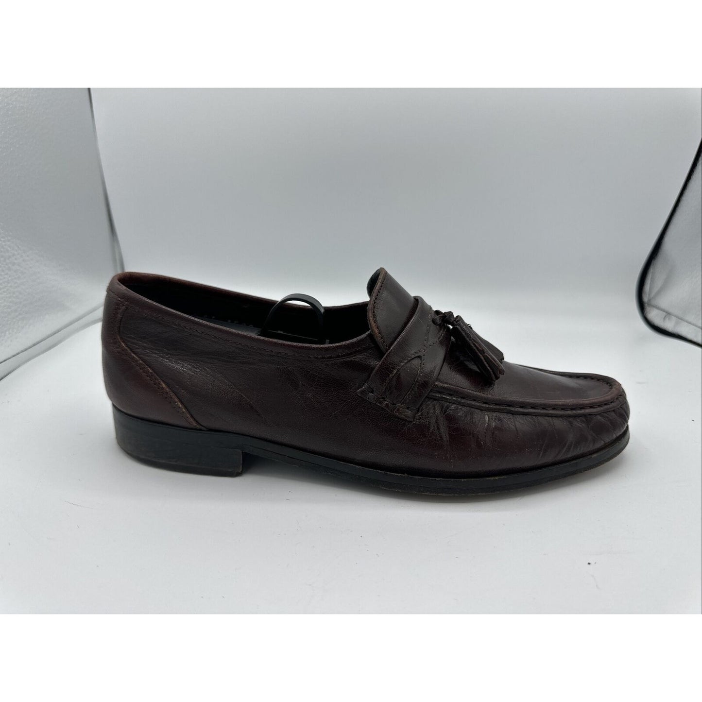 Stafford Men's Tassel Loafers size 7.5 D Brown leather