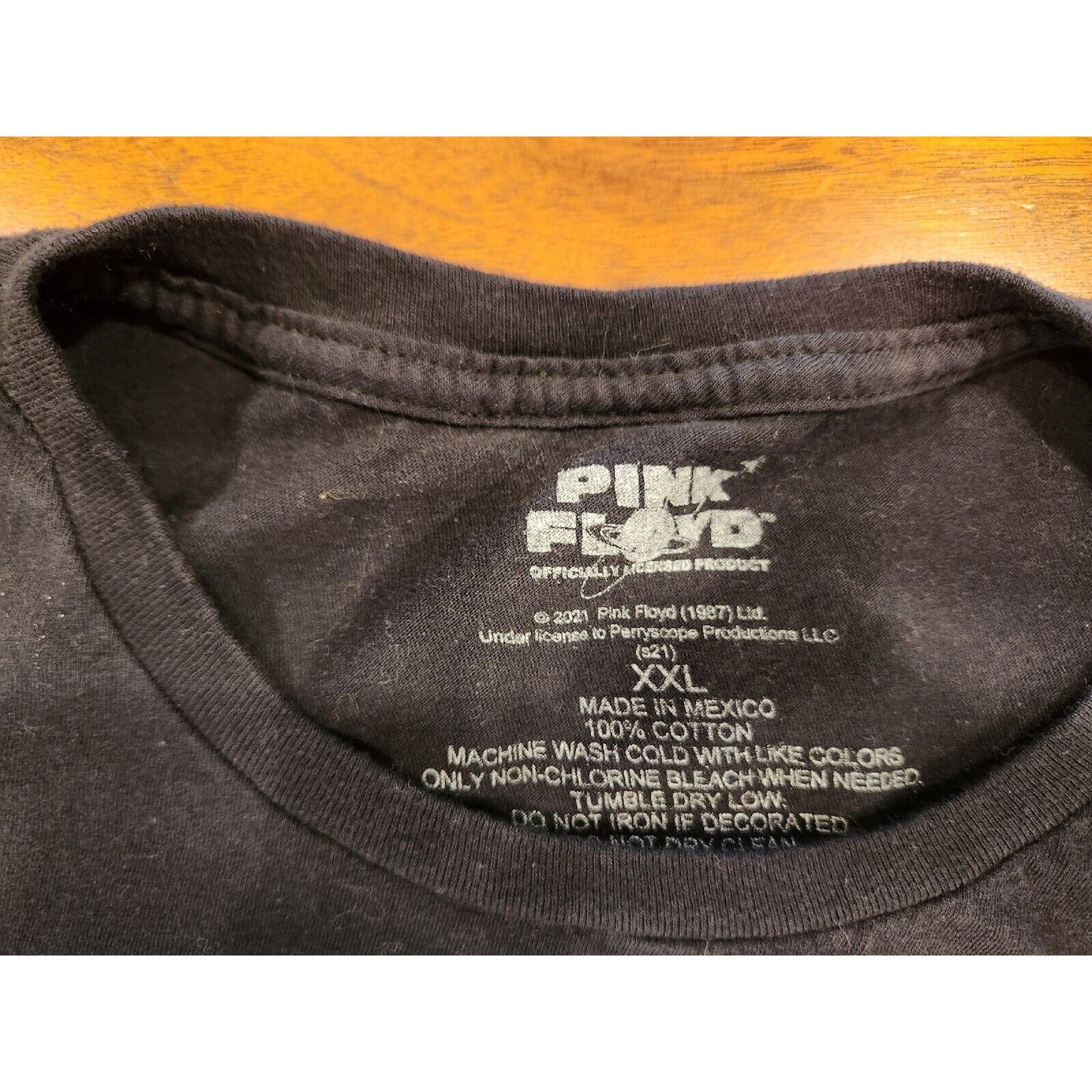 Pink Floyd Men's Licensed Dark Side Of The Moon Rainbow Prism T-Shirt XXL