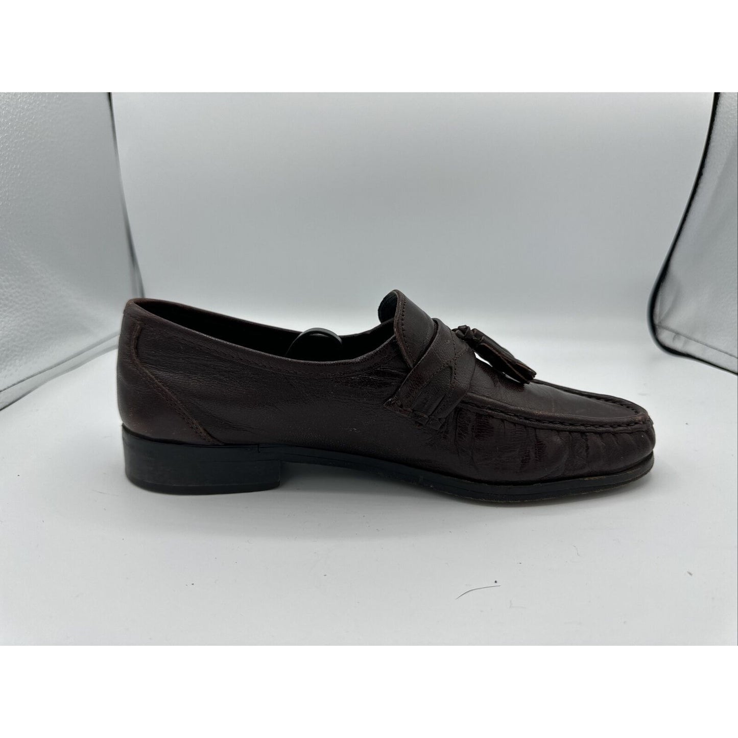 Stafford Men's Tassel Loafers size 7.5 D Brown leather