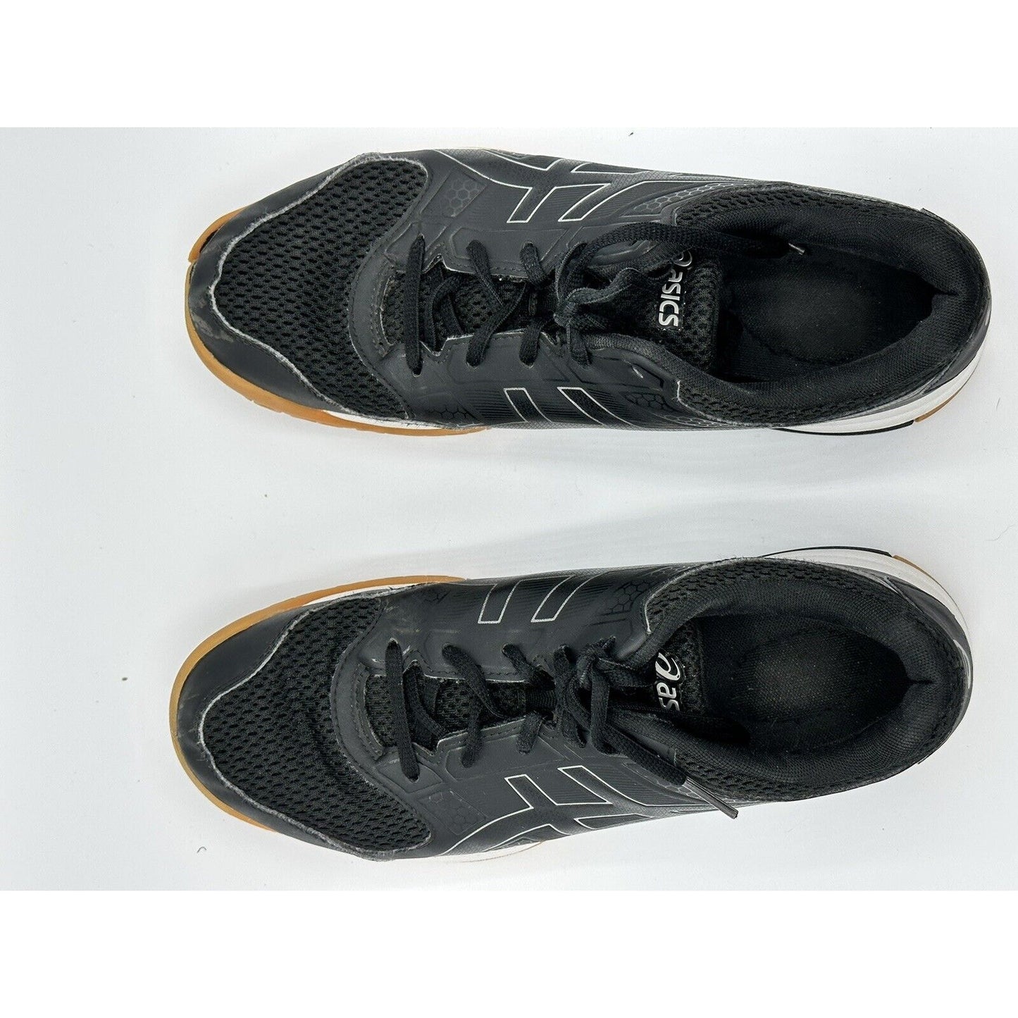 Asics Gel-Rocket Women's Size 9.5 Black Athletic Volleyball Shoes EUC B756Y
