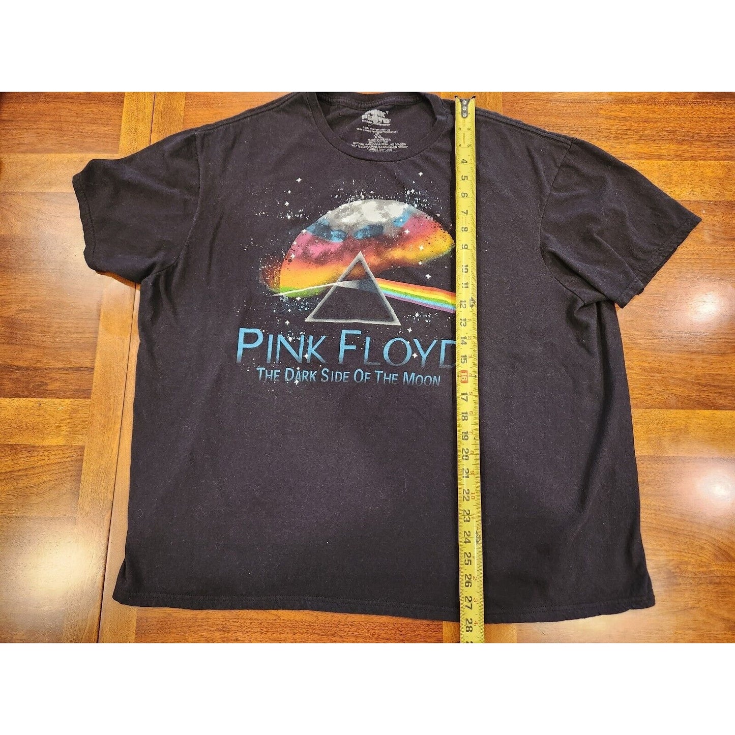 Pink Floyd Men's Licensed Dark Side Of The Moon Rainbow Prism T-Shirt XXL