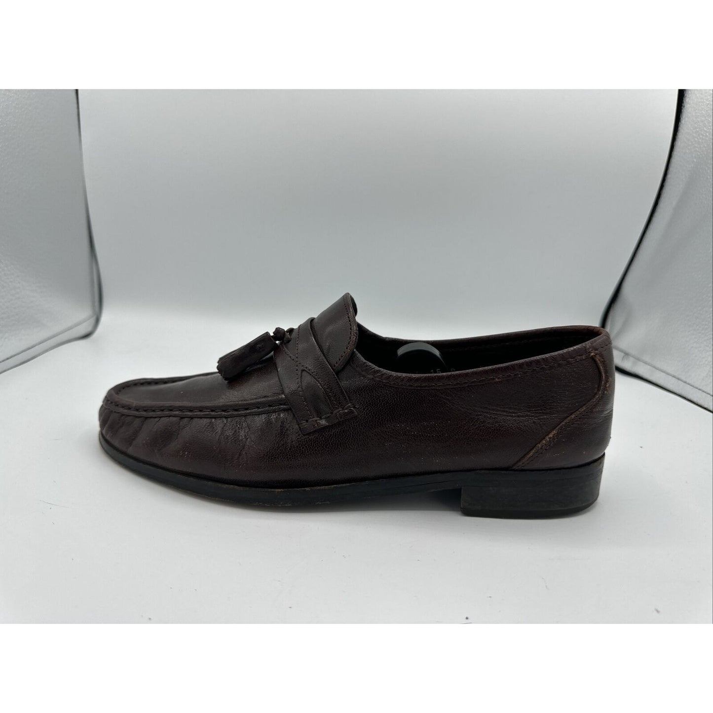 Stafford Men's Tassel Loafers size 7.5 D Brown leather