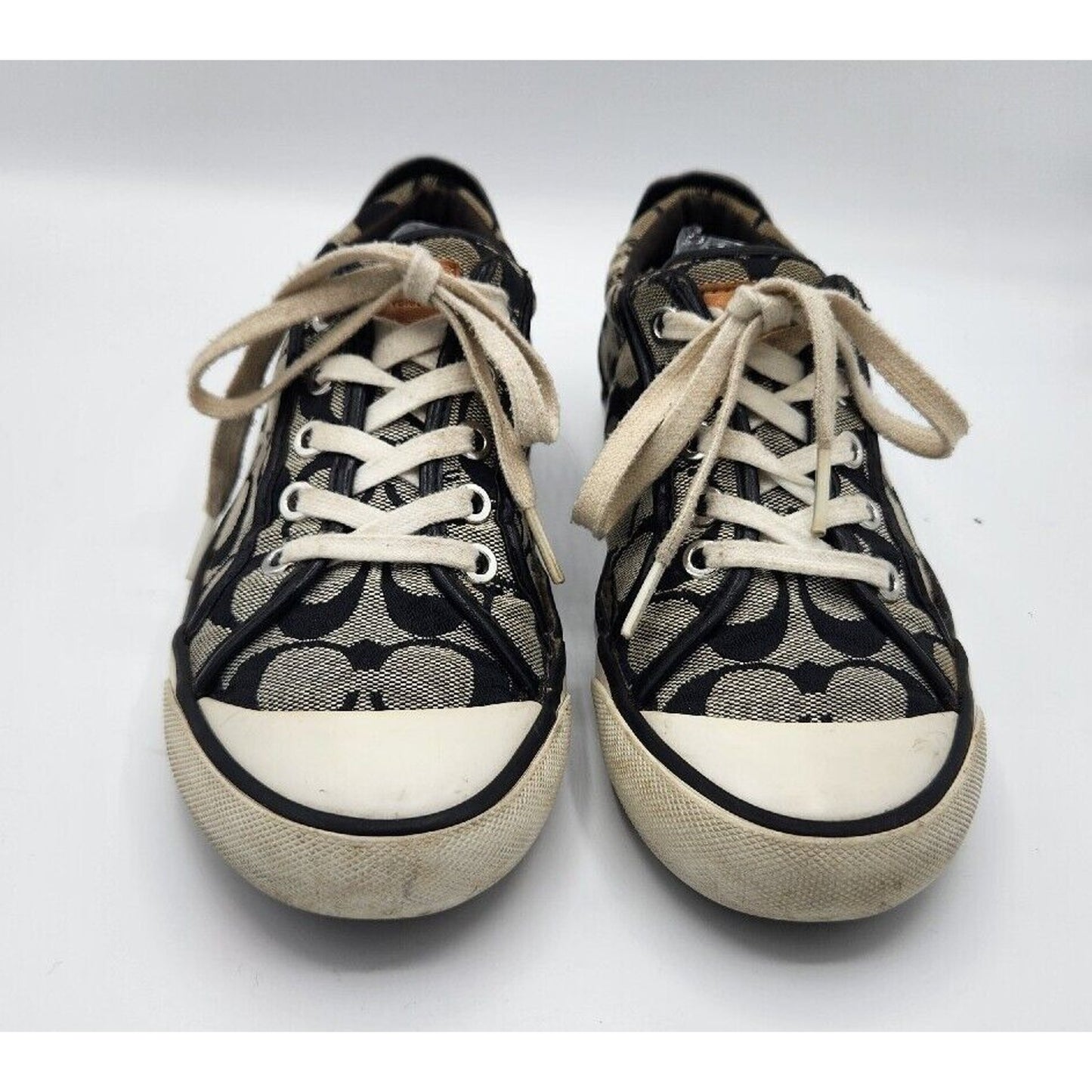 COACH Barrett II Women's Canvas Sneakers Size 7B or 37 (EU)