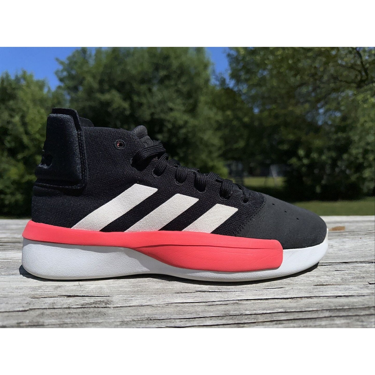 ADIDAS Men's Pro Adversary 2019 BB9192 Black Basketball Shoes Size 9.5