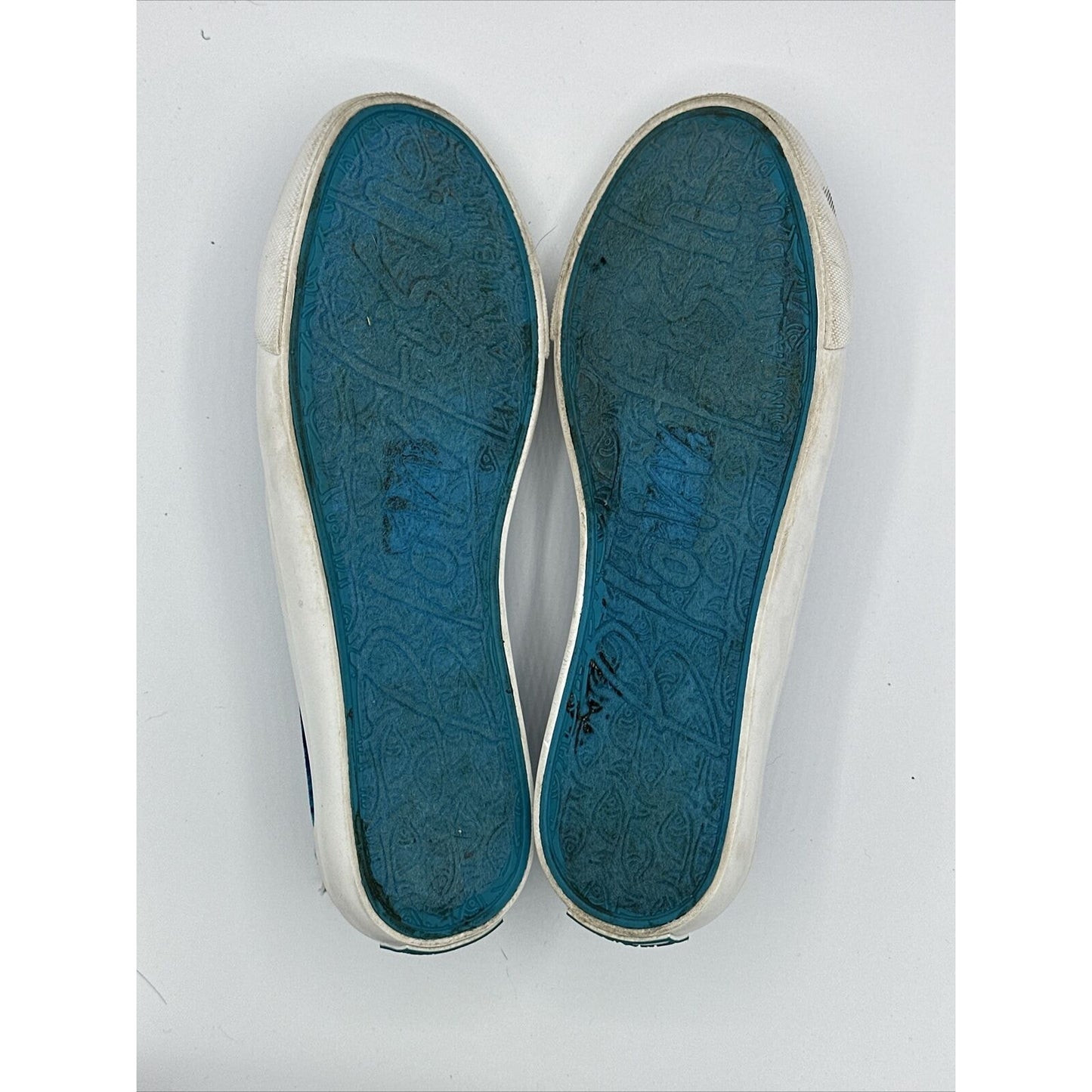 Women's Blowfish Malibu Play Turquoise Tie Dye Denim Shoes Size 7.5