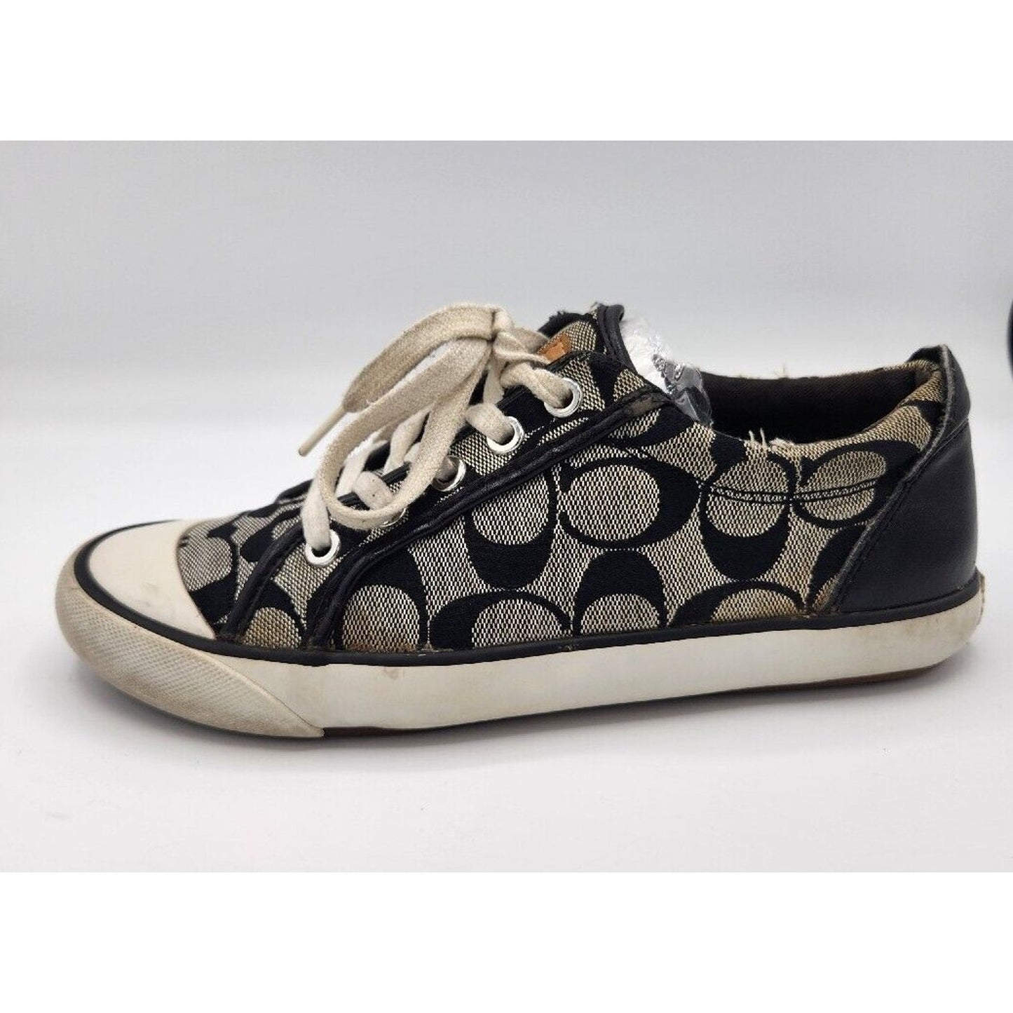 COACH Barrett II Women's Canvas Sneakers Size 7B or 37 (EU)