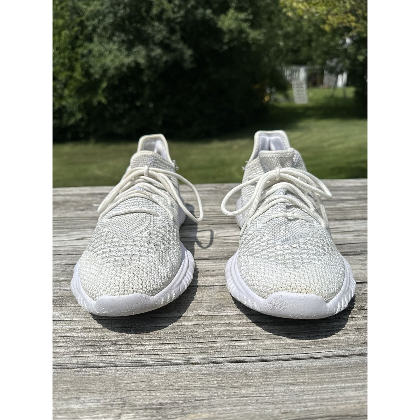 Avia Women's White SIZE 10 Mixed Knit Casual Slip-on Sneaker NWT