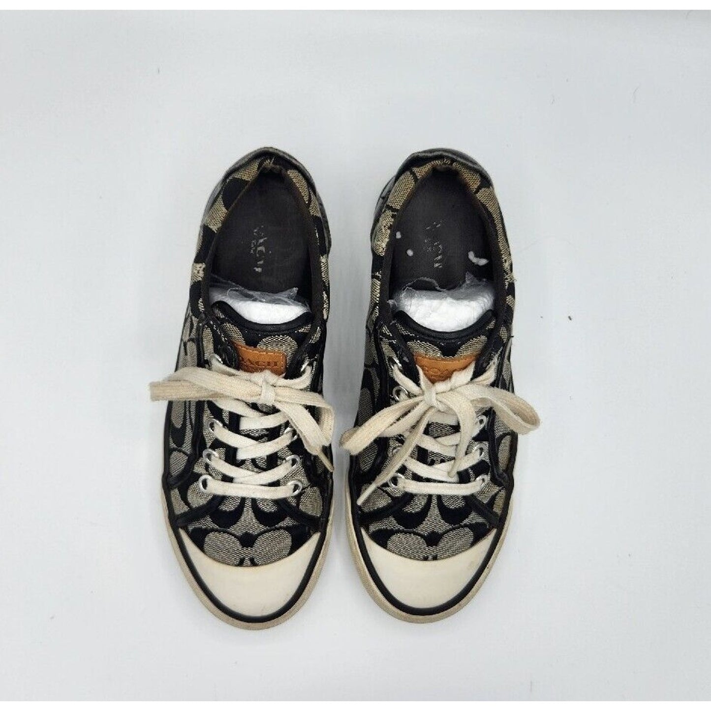 COACH Barrett II Women's Canvas Sneakers Size 7B or 37 (EU)