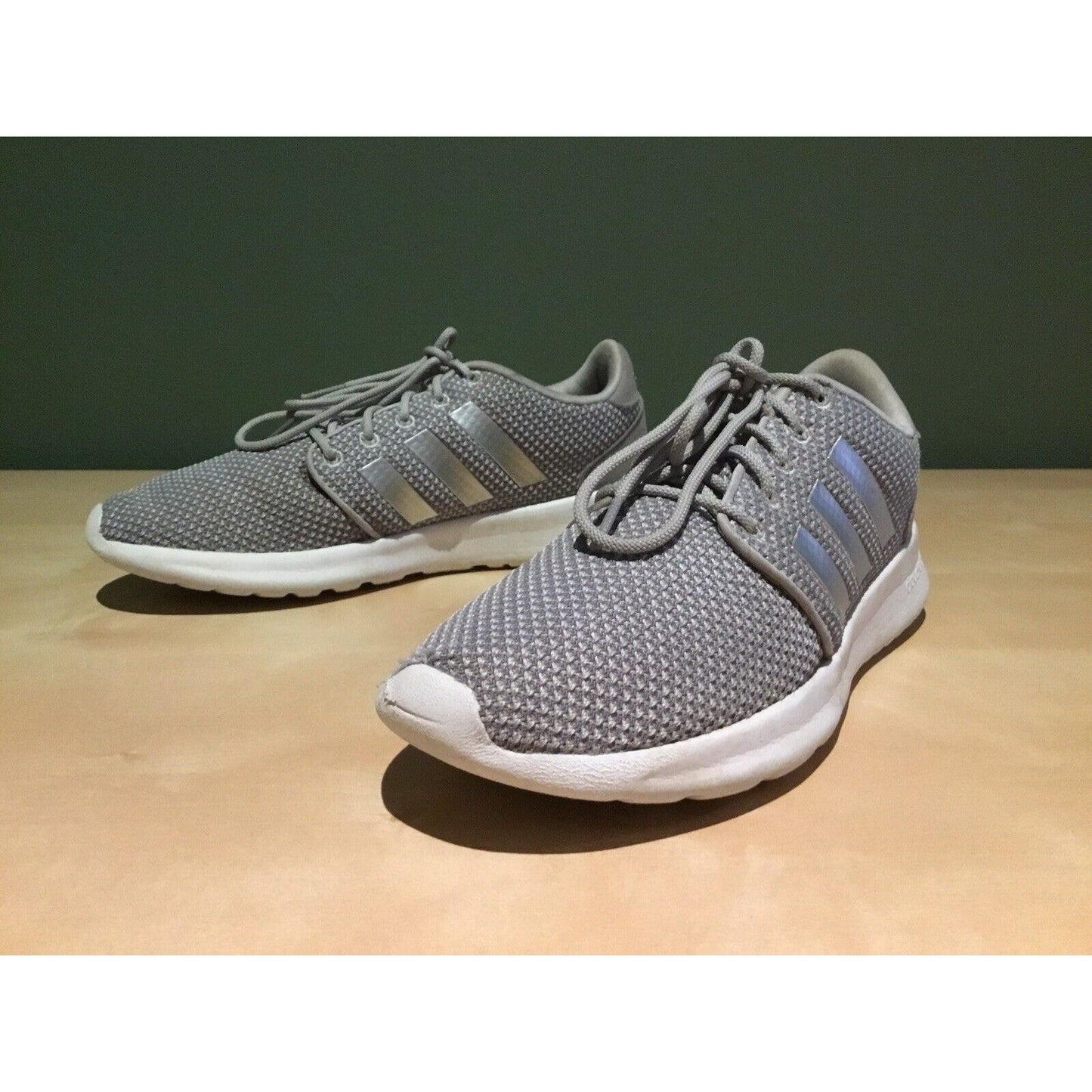 Size 8 - adidas Cloudfoam Racer QT Light Granite