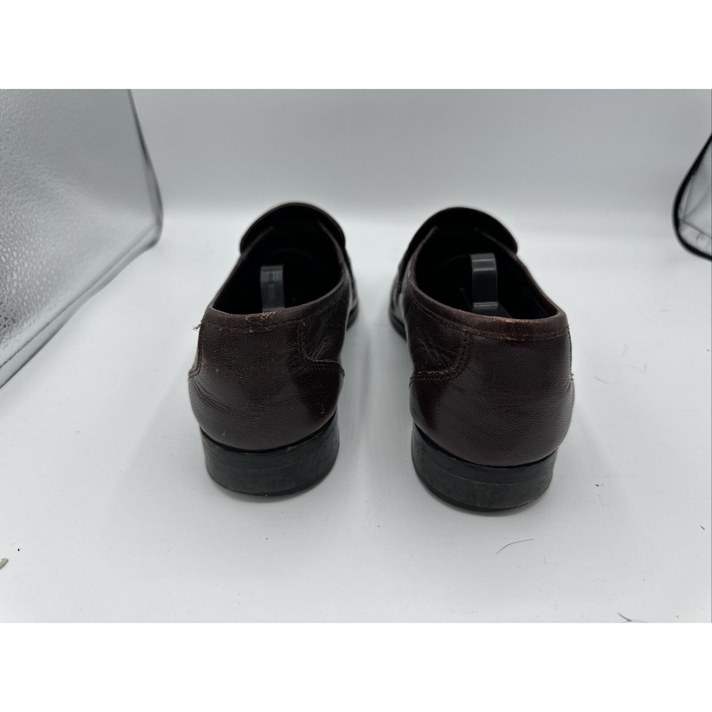 Stafford Men's Tassel Loafers size 7.5 D Brown leather