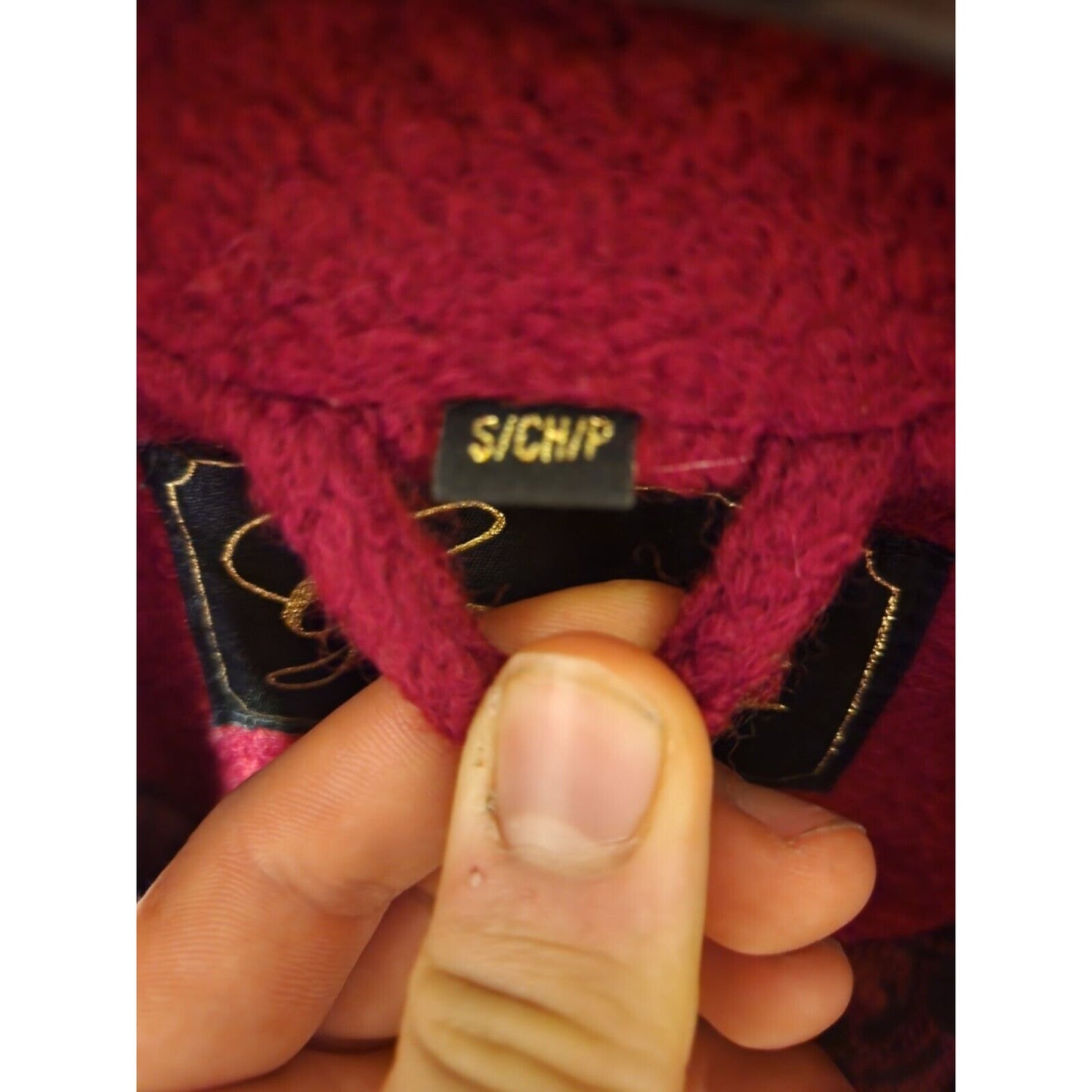 Super Cute, Guess Wool Blend Coat, Burgundy Women's size S