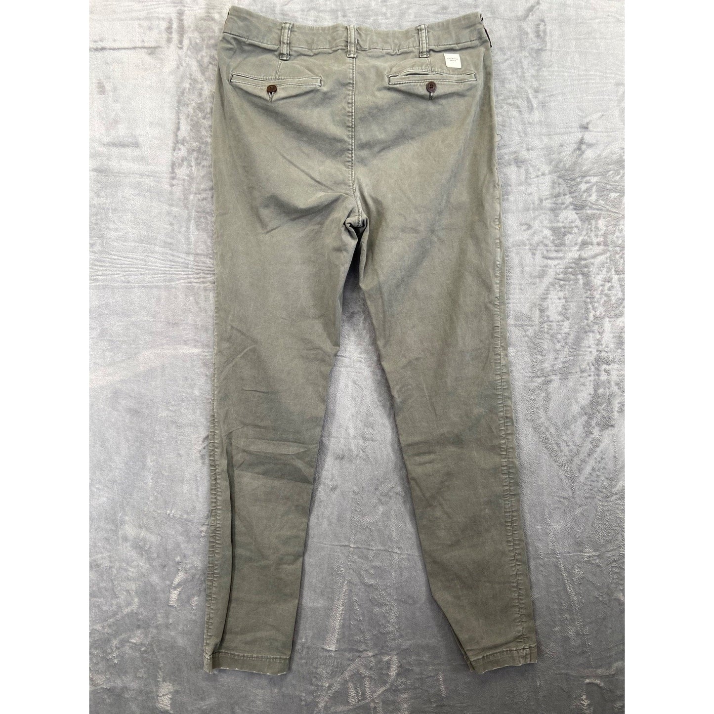 American Eagle Men's Slim Fit Chino Pants Size 32x34 Gray #534424