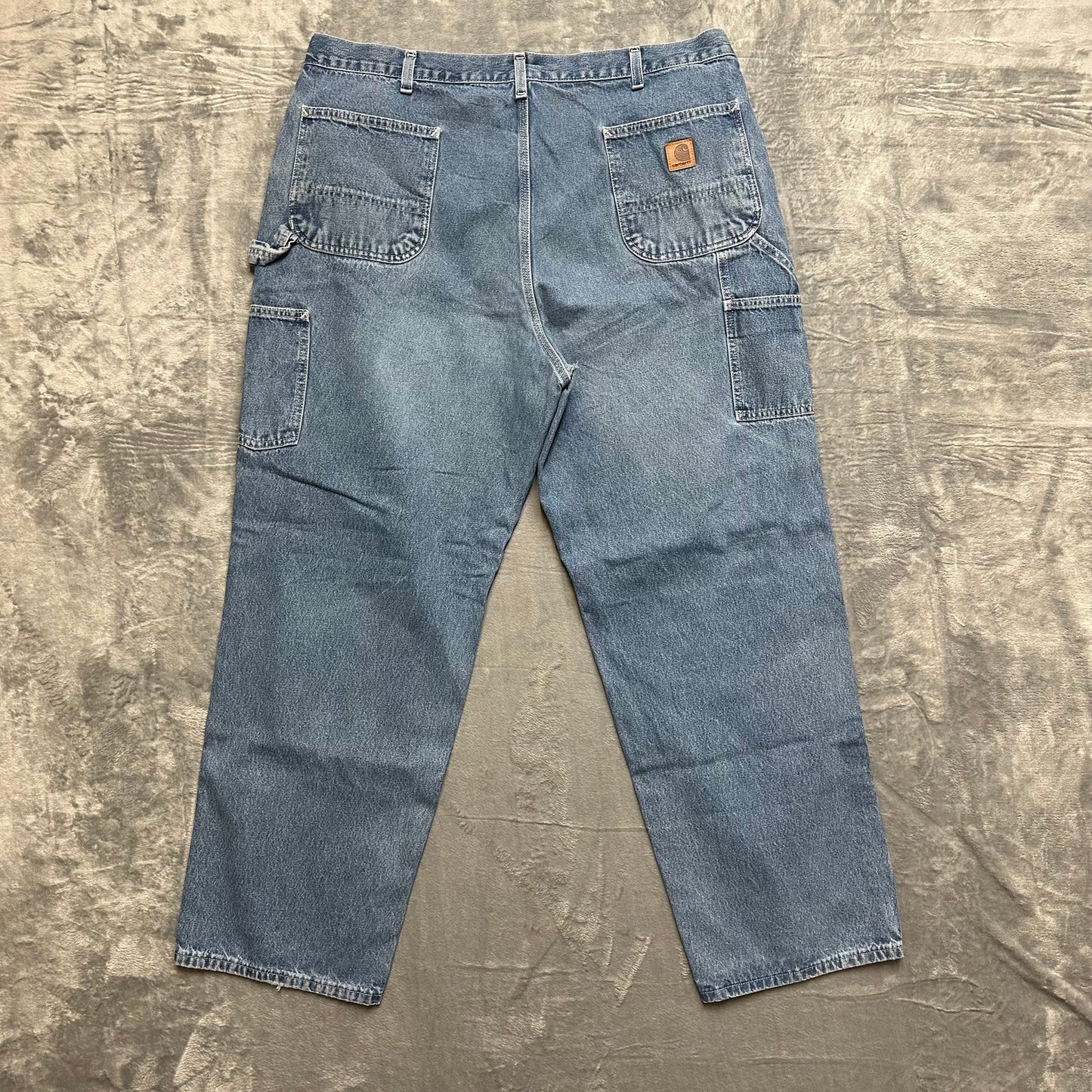 Carhartt Loose Original Fit Jeans Men's Size 42x32 Blue Denim