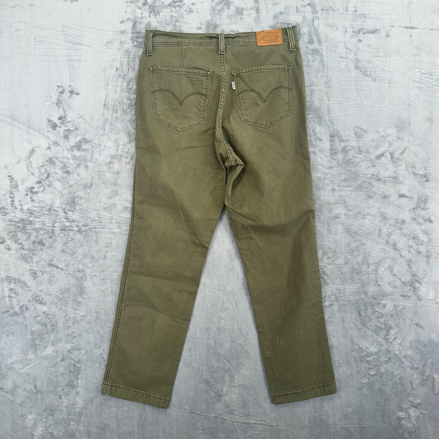 Levi's 724 High Rise Straight Crop Women's Pants Size 29 Green
