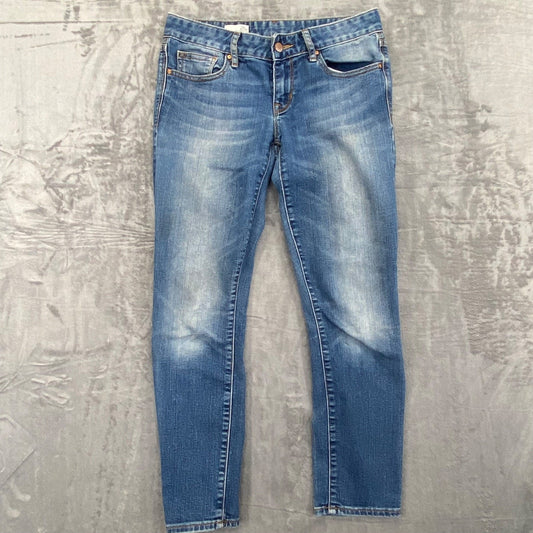 Gap 1969 Women's Always Skinny Jeans Size 26P Medium Wash Blue #534424