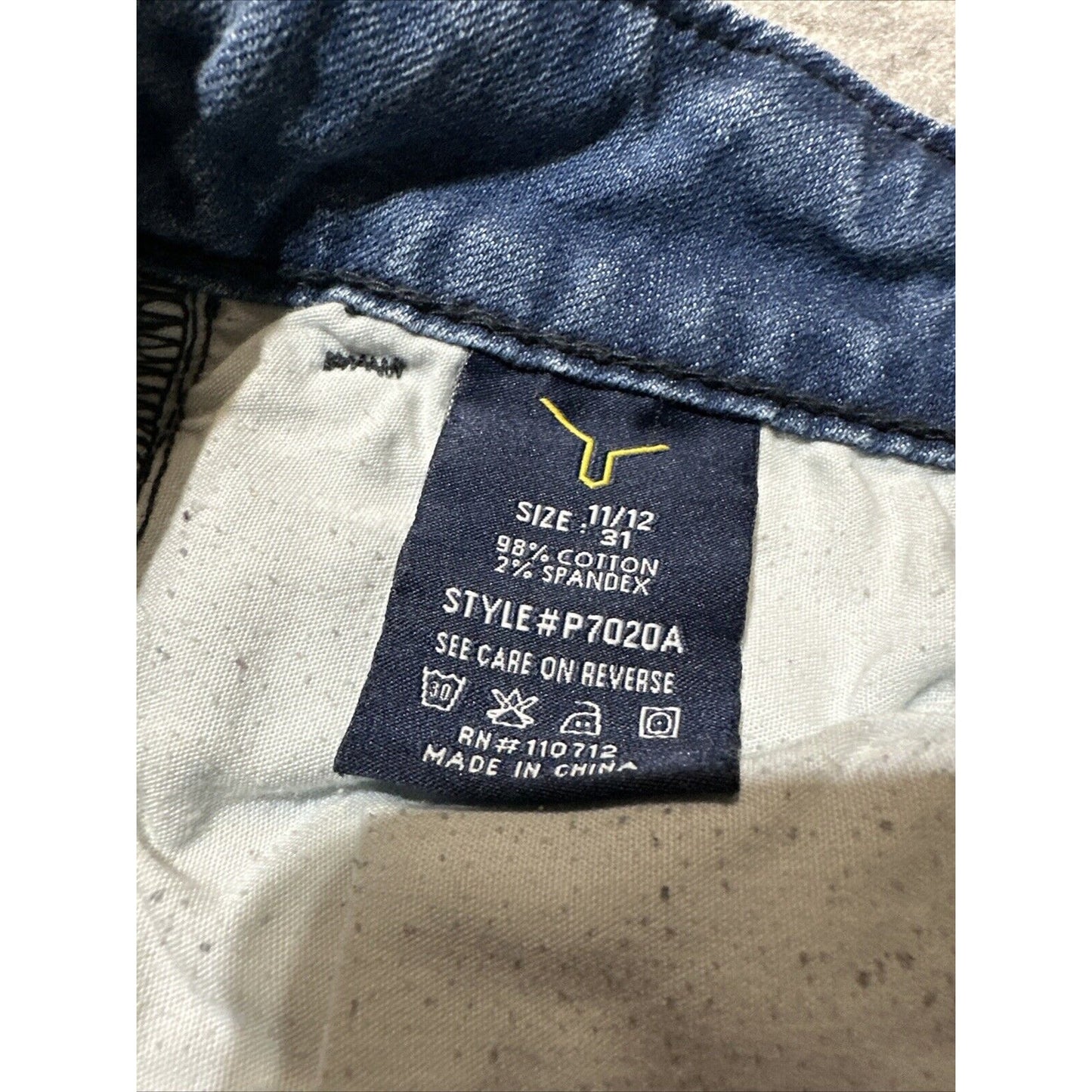 VIGOSS Studio The Thompson Roll Skinny Women's Distressed Jeans Size 31 Blue