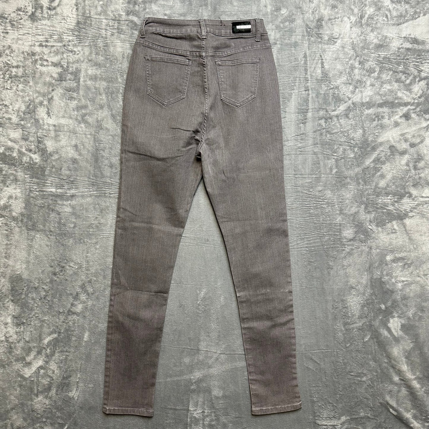 bQb Distressed Skinny Jeans Women's Size 11 Gray Denim