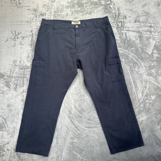 Wrangler Authentics Cargo Pants Men's Size 44x30 Dark Blue Pants