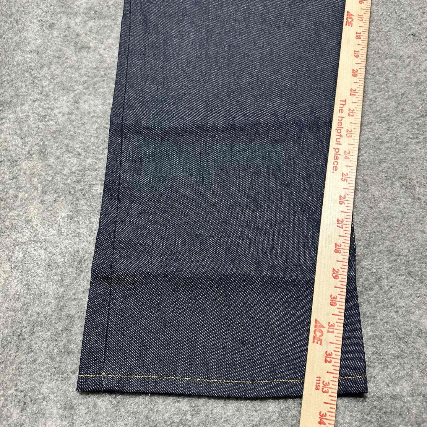 New Levis 501XX Original Shrink To Fit Men's Straight Jeans Size 48x34 Blue Dark