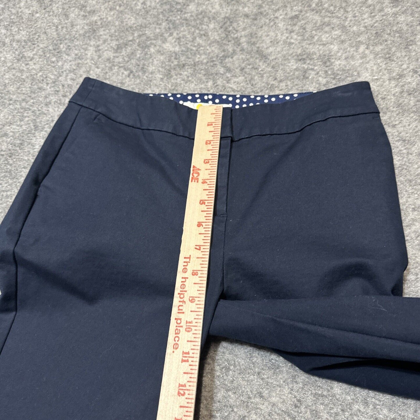 Boden Straight Dress Pants Women's Size 2R Dark Blue