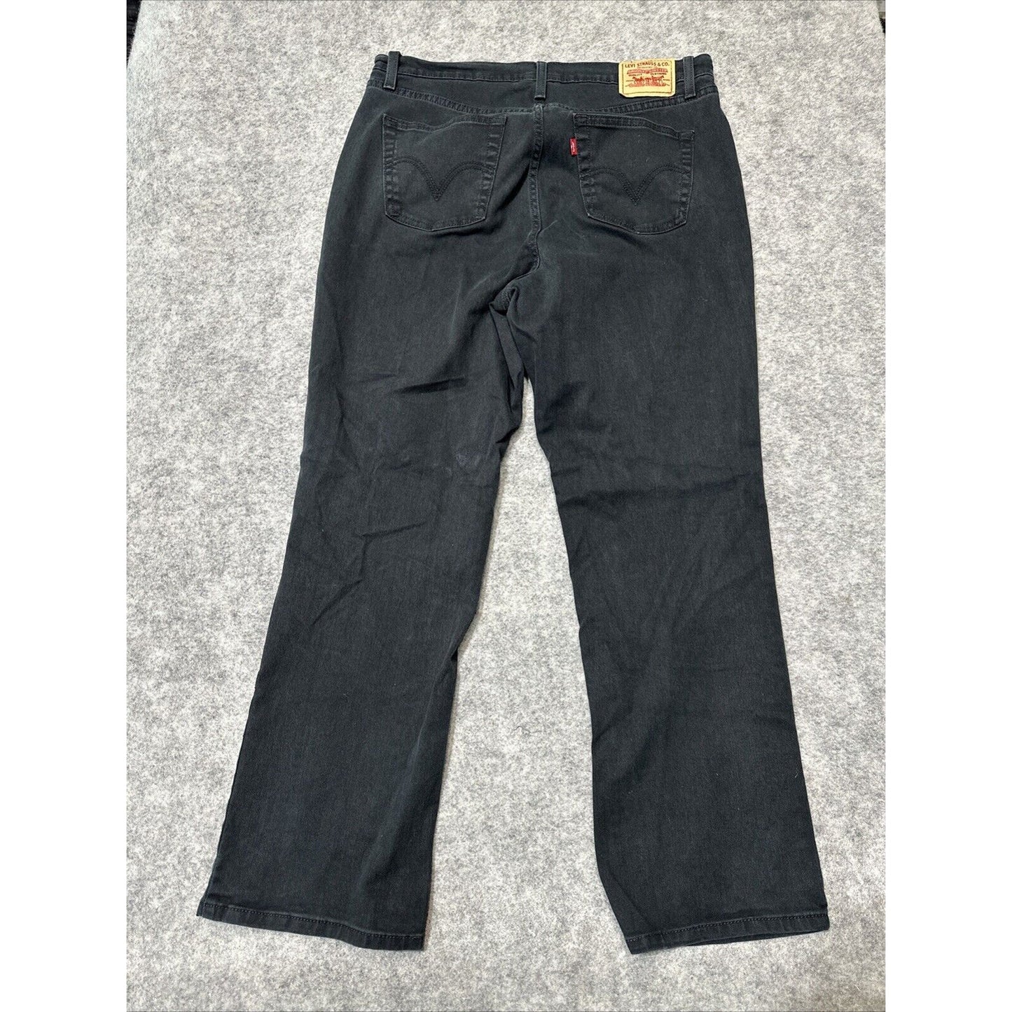 Levi's 550 Relaxed Bootcut Women's Jeans Size 16M Black Denim