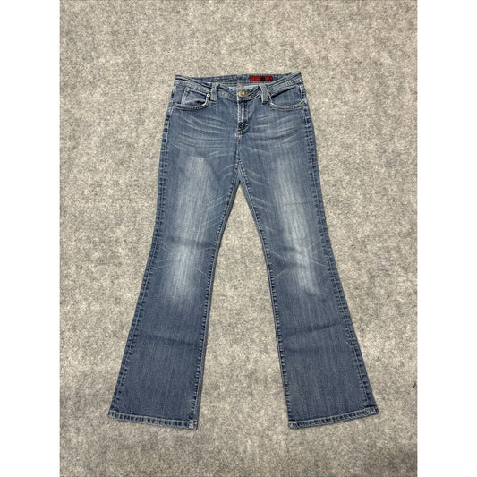 Vintage Vigoss Women's Bootcut Jeans Size 9/10 Blue Medium Wash Denim