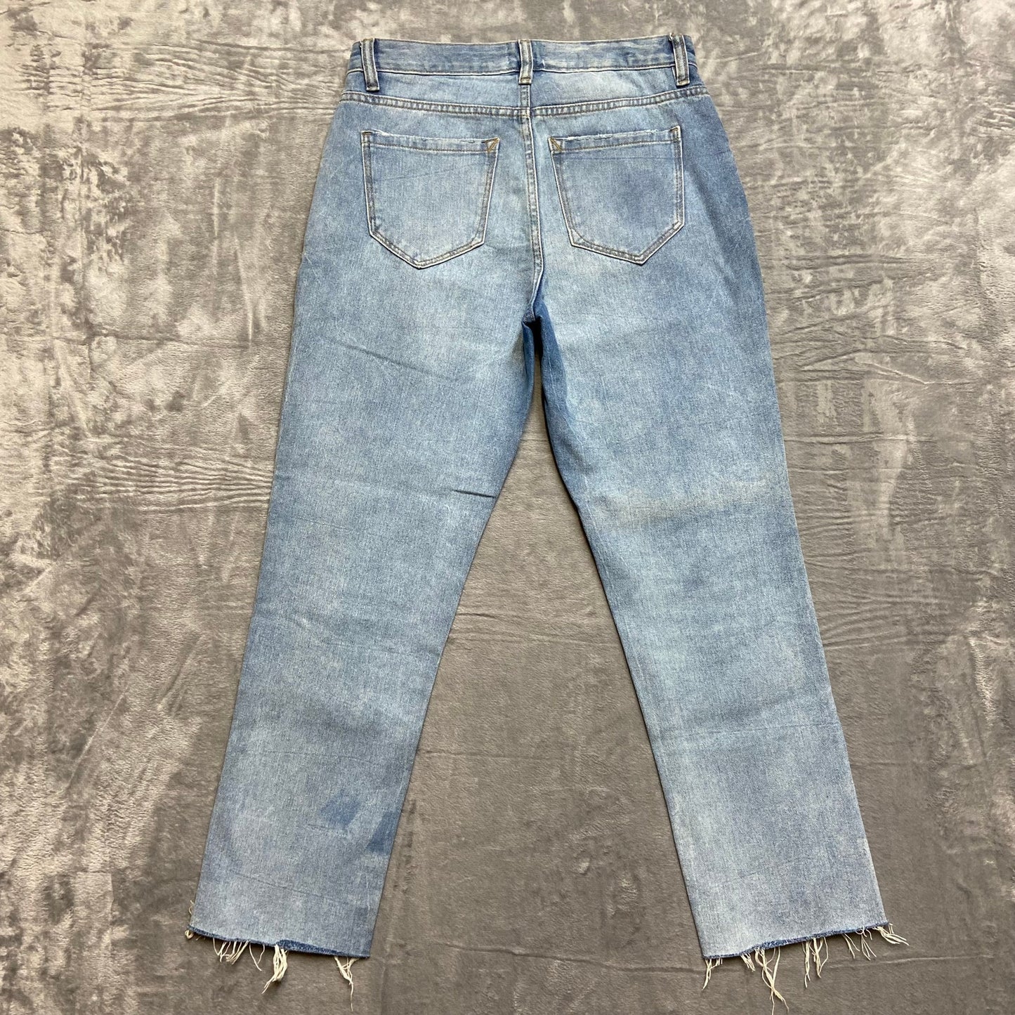 Kensie Distressed True Vintage The Slim Jeans Women's Size 2/26 Blue Denim