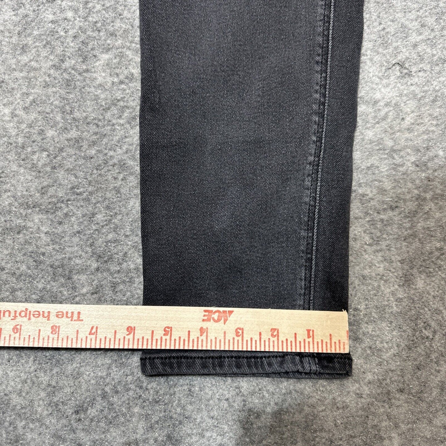 American Eagle Stretch Mom Jean Women's Straight Jeans Size 4 Black Gray Denim