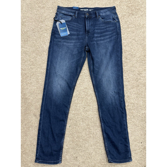 Redtape Men's Blue Denim Jeans Skinny Flow+ Sport Fit Size 32x31