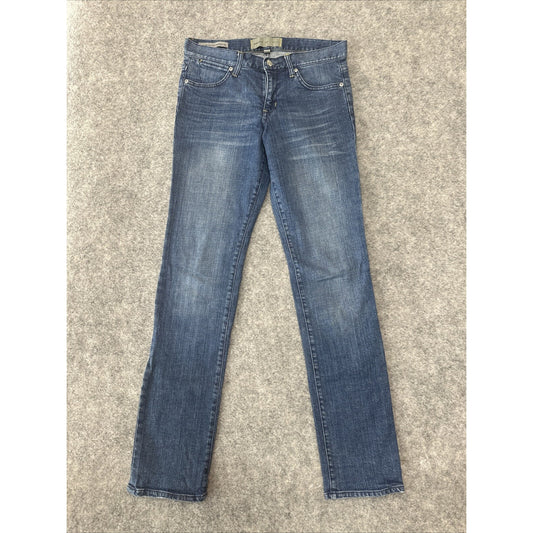 Paper Denim & Cloth Audrey Low Rise Cigarette Leg Women's Jeans Size 27 Blue