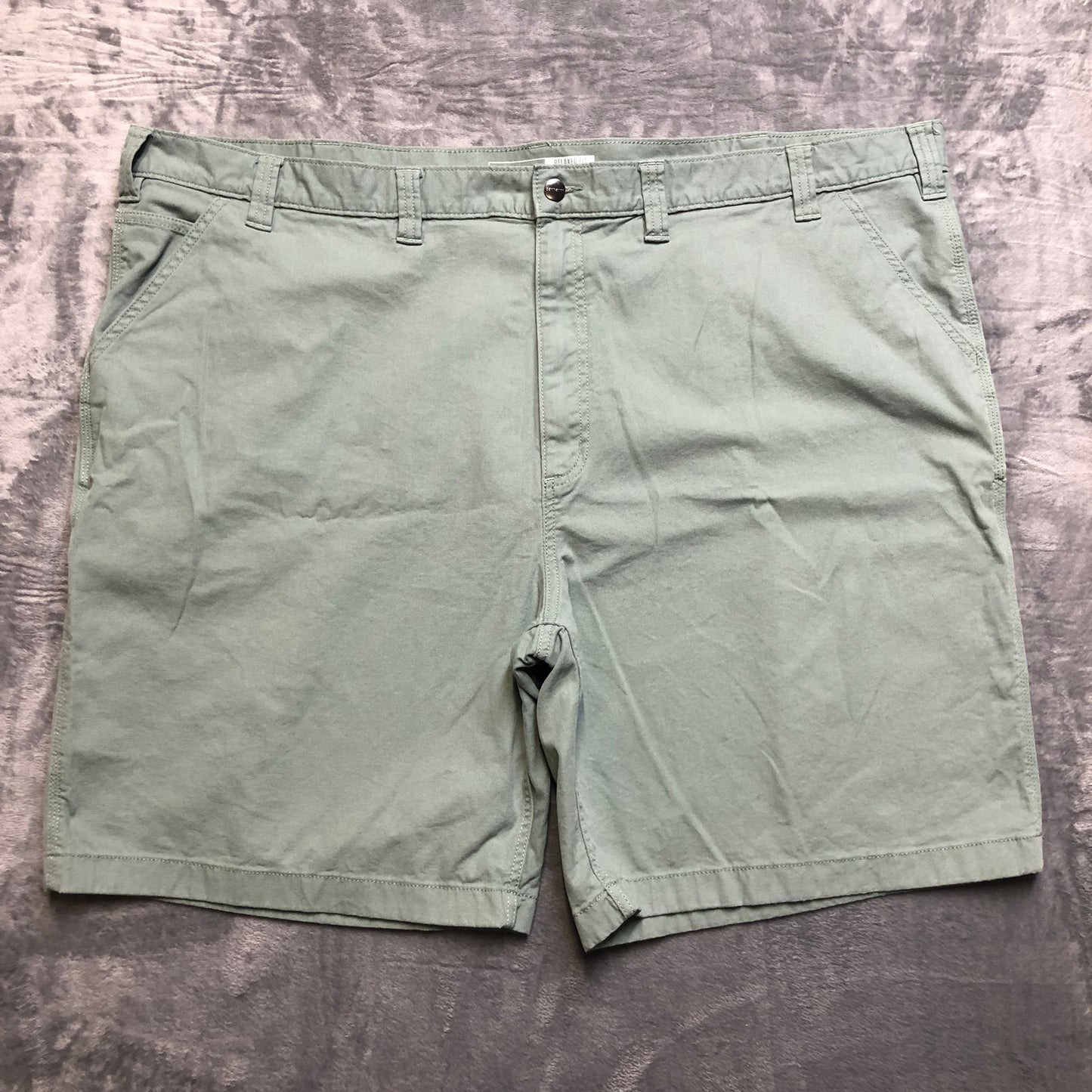 New Carhartt Rugged Flex Relaxed Fit Work Shorts Men's Size 52 Green Logo NWOT