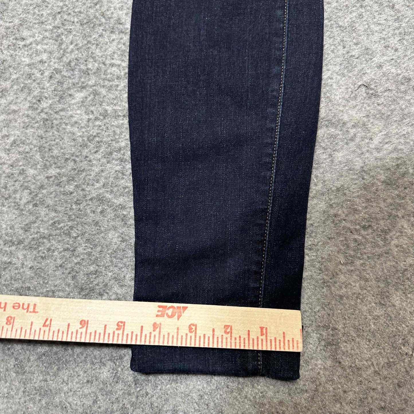 New J Brand Anja Women's Cuffed Skinny Jeans Size 27 Blue Dark Wash Denim