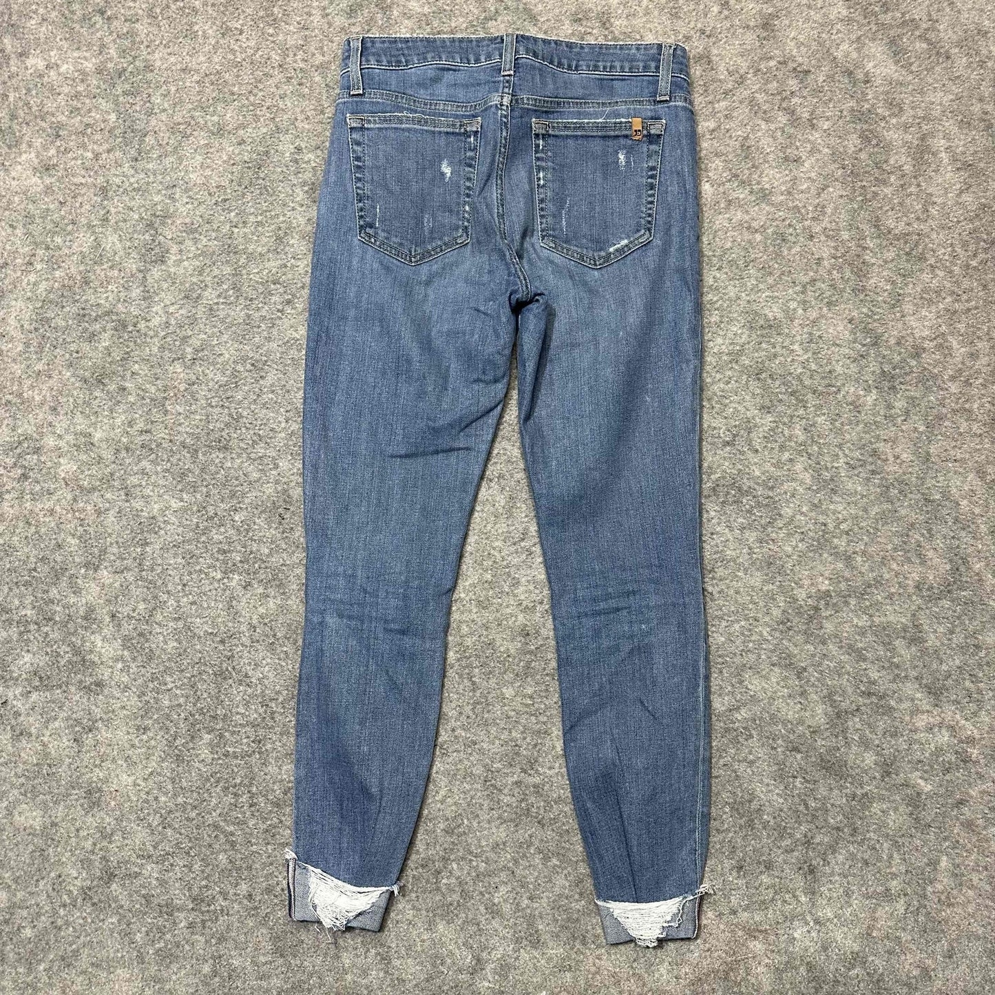 Joe's Women's Distressed Skinny Jeans Size 26 Blue Medium Wash Denim