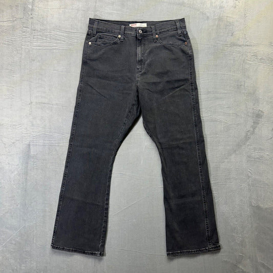 Signature Levi Strauss Women's High-Rise Kick Boot Jeans Size 10 Black #2011
