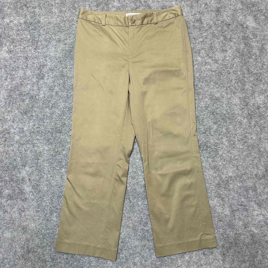 Banana Republic Harrison Women's Chino Pants Size 4 Khaki Brown Medium Wash