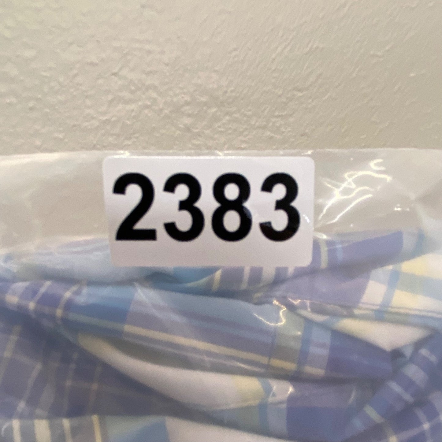 Jack Nicklaus Golf Shorts Men's Sz 40 Blue White Plaid Elastic Waist 11" Longer