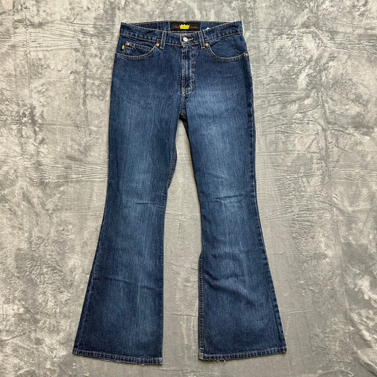 Todd Oldham Jeans Wide-Leg Women's Jeans Size 7 Blue Denim
