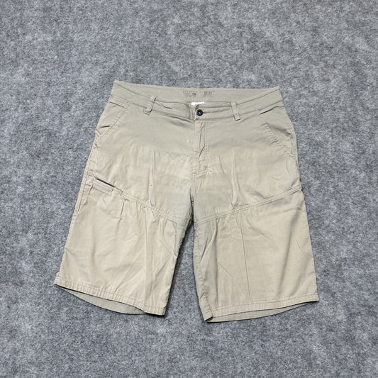 Mountain Hardwear Men's Cargo Shorts Size 34x44 Beige Light Wash Shorts
