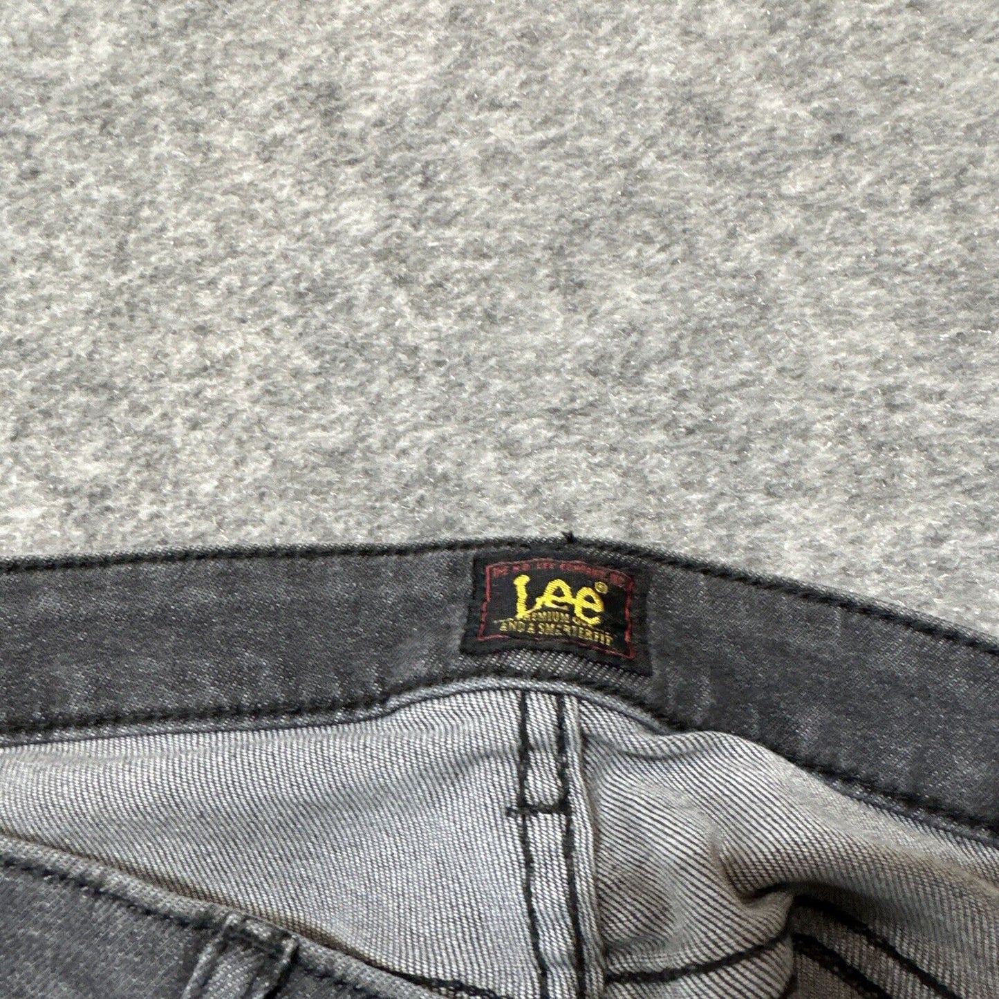 LEE Straight Leg Women's Jeans Size 18 Medium Gray Wash Denim