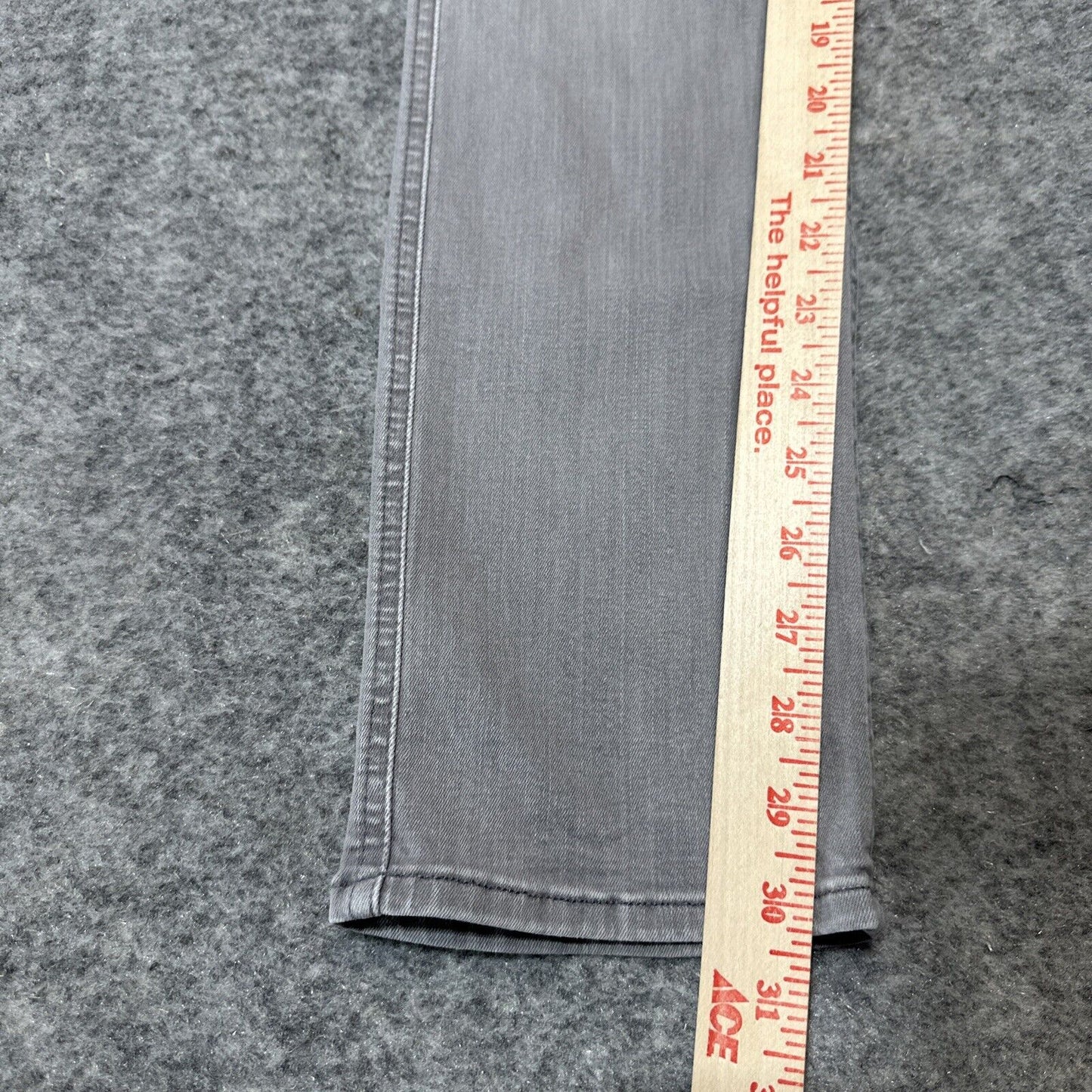 7 For All Mankind The Modern Straight Women's Pull On Jeans Size 26 Gray Denim