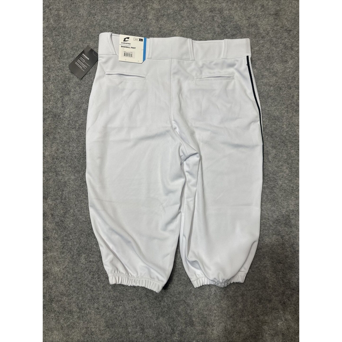 Champro Kincker Loose Fit Men's Baseball Pants Size L White Cropped Pants